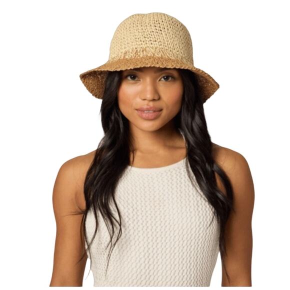 Eugenia Kim Straw Bucket Hat, Summer ResortWear, One Size, NWT main image 6